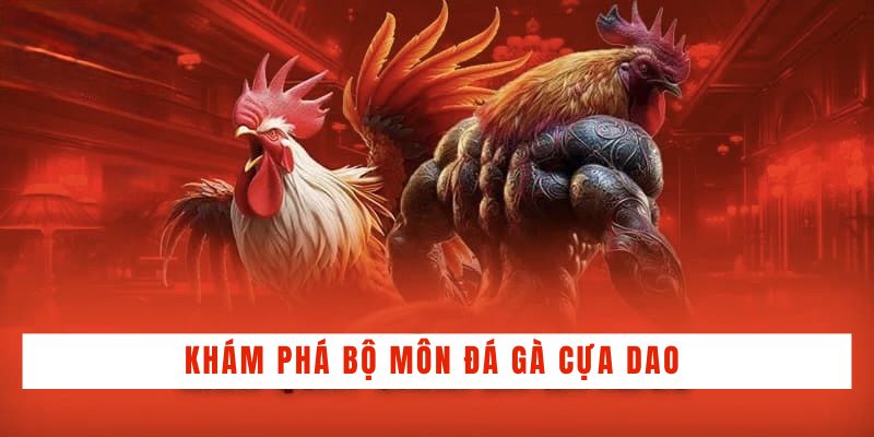 Khám phá bộ môn đá gà cựa dao